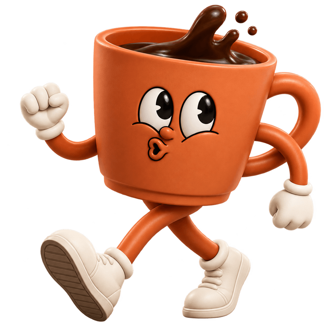 Mascota NEEK' — taza caminando